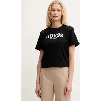Oblečení a móda Bavlněné tričko Guess W5GI15.K8FQ4 černá 99X, vel. M