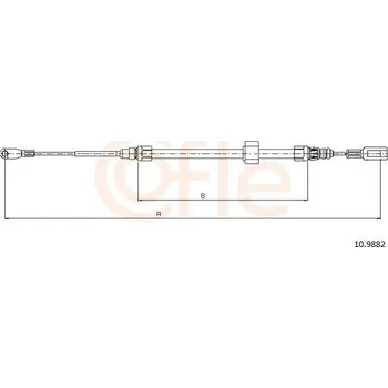 Autodíl Tažné lanko, parkovací brzda COFLE 10.9882