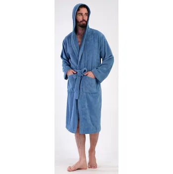 Pánský župan Vienetta Albert modrošedý, L