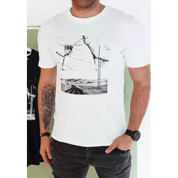 Pánské tričko Pánské triko DSTREET RX5499 BÍLÁ XXL