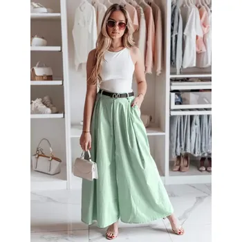 Dámské kalhoty Dámské kalhoty DSTREET FLOWES UY2594 SVĚTLE ZELENÁ unisize