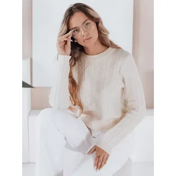 Dámský svetr Dámský svetr DSTREET MY2527 ECRU M/L