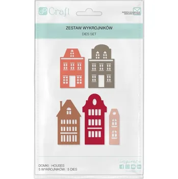 Vrták VYKRAJOVÁTKO DPCRAFT SIZZIX DOMEČKY 5 KS JCMA-136
