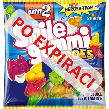 Bonbon Storck Nimm2 Smile gummi Heroes 90 g PO EXPIRACI