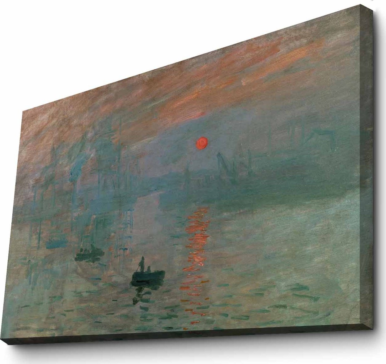 foto Obraz ASIR Reprodukce obrazu 70 x 100 cm Claude Monet Imprese, východ slunce 
