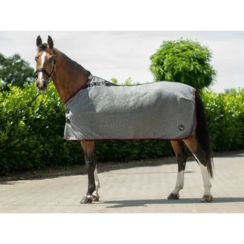Jezdectví Odpocovací deka HKM Melange light grey/melange 155cm