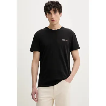 Pánská móda Bavlněné tričko Tommy Jeans DM0DM21303 černá 99X, vel. L