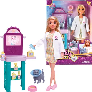 Panenka Panenka veterinářka s kočičkou