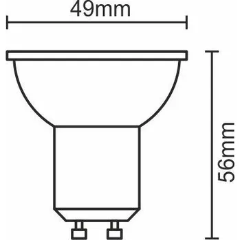 Žárovka Nedes LED žárovka 6W-GU10/SMD/3000K - ZLS116