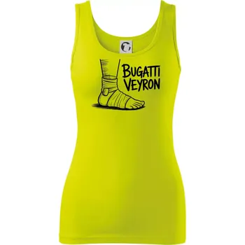 Dámské oblečení Bugatti vejron - Dámské tílko - XS ( Limetková )