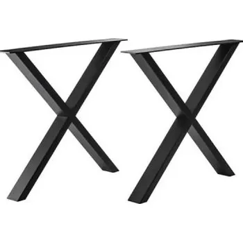 Psací stůl Nohy ke stolu Pur Iternal Black Edition, 700 x 100 x 723 mm, černé - B BAUHAUS