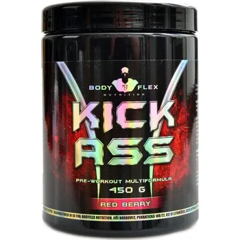 Bodyflex Kick ass pre-workout 450 g - red berry