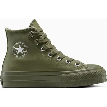Pánská obuv Kožené kecky Converse Chuck Taylor All Star Lift A12968C zelená 87X, EUR 40