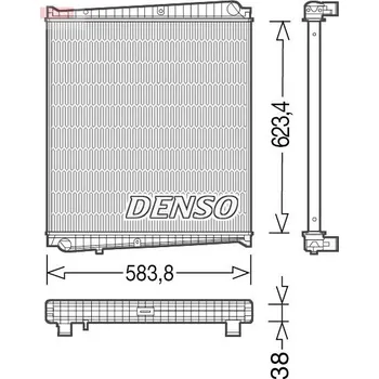 Chladič motoru Chladič vody RVI MASCOTT DXI 04- NRF NRF59212