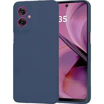 Pouzdro na mobilní telefon Kryt Motorola Moto G55 Techsuit SoftFlex - navy blue