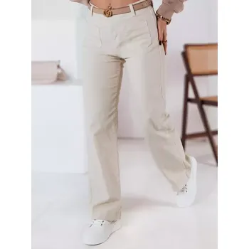 Dámské kalhoty Dámské kalhoty DSTREET WELVIA UY2302 BÉŽOVÁ L