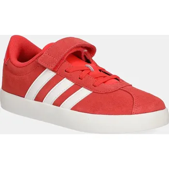Chlapecké tenisky Dětské semišové sneakers boty adidas VL COURT 3.0 JH6314 oranžová 23X, EUR 30