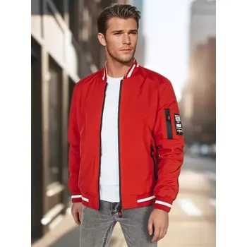 Pánská casual bunda Pánská bunda DSTREET TX5014 ČERVENÁ M