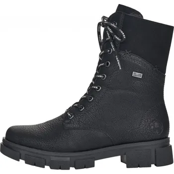 Dámská obuv RIEKER Dámská NEPROMOKAVÁ kotníková obuv RIEKER-TEX Y7128-00 černá dámské velikosti: 42