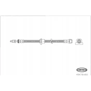 Brzdová hadice Corteco 49478480 Brzdová hadice, flexibilní
