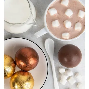 Čokoláda Čokoládové bomby s marshmallows, lahodná mléčná čokoláda, 3 kusy