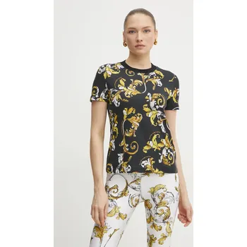 Pánské tričko Tričko Versace Jeans Couture černá barva, 78HAH613 JS458 78HAH613.JS458 99A, vel. L