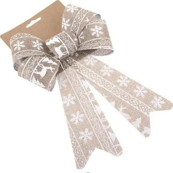 Party dekorace Mašle s bílými vločkami