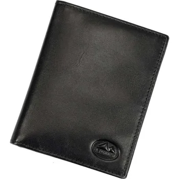 Obal na doklad Kožené pouzdro na karty EL FORREST Pánské černé 876-67