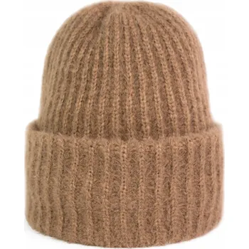 Čepice Szaleo zimní čepice beanie béžová, univerzální velikost
