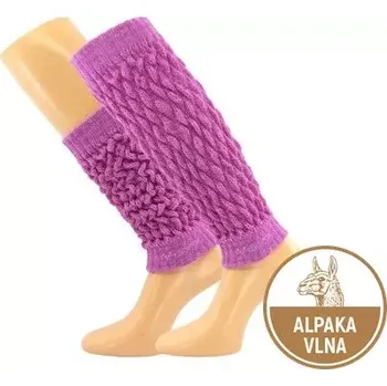 Dámské punčochy Dámské lýtkové návleky s merinem Narvik - růžová