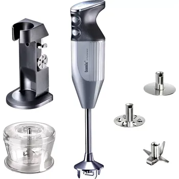 Bamix Ponorný tyčový mixér Deluxe, typ C, 200 W, stříbrná 1010.006