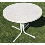 Skládací kulatý bistro stůl, 80 cm, bílý - B Fritz Muller