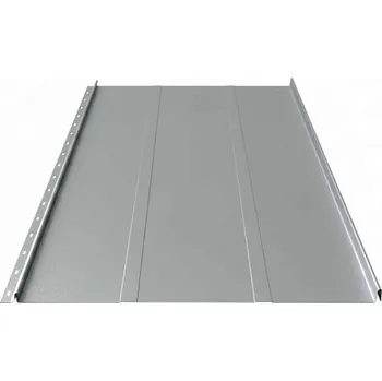 Lehká střešní ocelová zacvakávací krytina Legos – X-PRESS CLICK 520×3000 mm, stříbrná metalíza RAL 9006