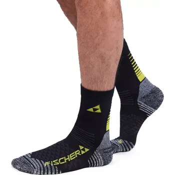 Pánské ponožky Ponožky Fischer XC SHORT 38-41 černá/žlutá