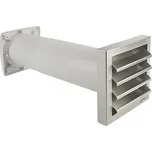 Energeticky úsporná nástěnná krabice, průměr: 150 mm, max. průtok vzduchu: 600 m³/h, nerezová ocel - A AIR-CIRCLE