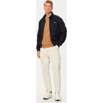 Pánské oblečení Lacoste Bunda bomber BH7186 Tmavomodrá Regular Fit 50