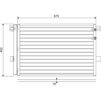 Výparník klimatizace Kondenzátor, klimatizace VALEO WYPRZEDA˝ 814054