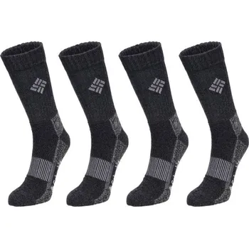 Pánské ponožky Pánské ponožky Columbia 4PP MOISTURE CONTROL 39-42 Černá, Šedá