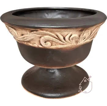 Květináč květináče keramické hnědý