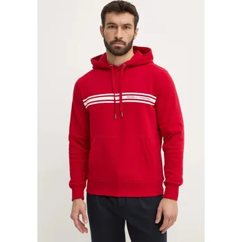 Pánská mikina Mikina Tommy Hilfiger MW0MW38332 červená 33X, vel. S