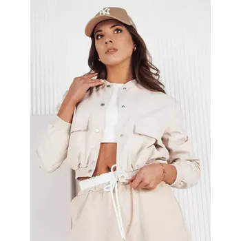 Dámská cargo bunda Dámská bunda DSTREET KADYS TY4188 BÉŽOVÁ M/L