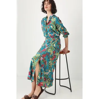 Dámská sukně Sukně Medicine zelená barva, maxi, áčková RS25.SDD050 67A, vel. L