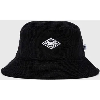 Čepice Manšestrový klobouok DC černá barva, bavlněný ADYHA04146 99X, vel. S/M