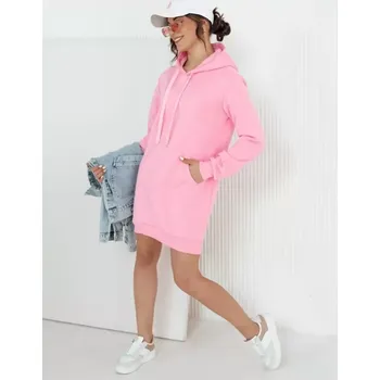 Dámské šaty Dámské mikinové šaty DSTREET TIMMY EY1939 RŮŽOVÁ M