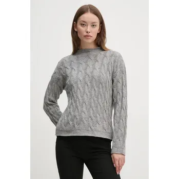 Pánské oblečení Svetr z vlněné směsi United Colors of Benetton 1335D2467 šedá 90X, vel. L