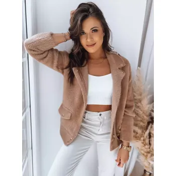 Dámská bunda Dámská jarní bunda DSTREET MAYA TY3641 CAMEL HNĚDÁ unisize