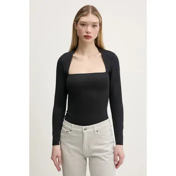 Body Body Abercrombie & Fitch černá barva, KI139-5207 KI139.5207.900 99X, vel. XS