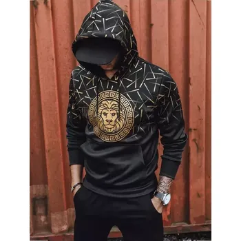 Pánská mikina Pánská mikina DSTREET BX5313 ČERNÁ XXL