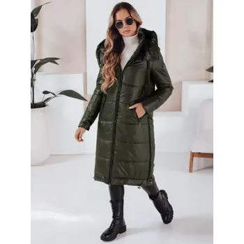 Dámský kabát Dámský kabát DSTREET TY5025 ZELENÁ XL