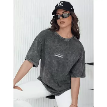 Dámské tričko Dámské triko DSTREET KASEKEN RY2640 TMAVĚ ŠEDÁ unisize